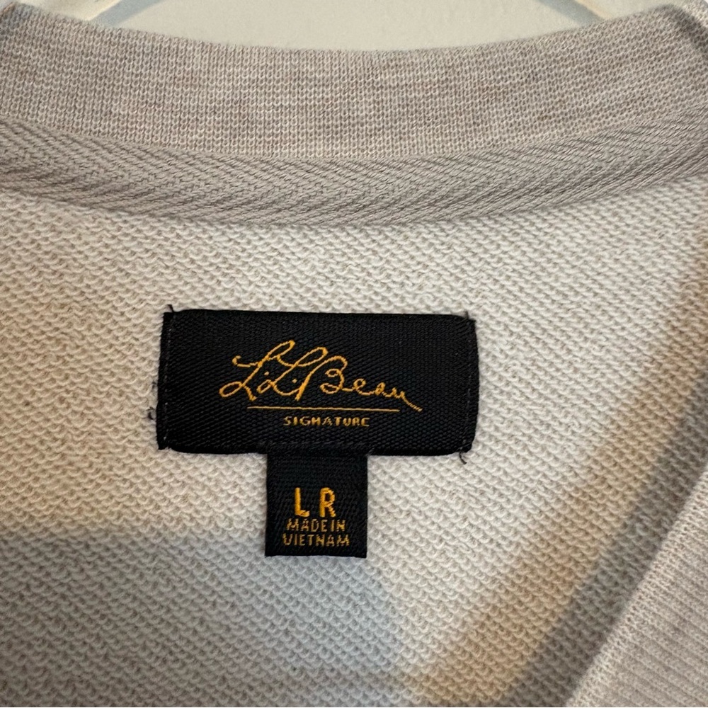 LL Bean signature camp print crewneck sweatshirt - Picture 6 of 7